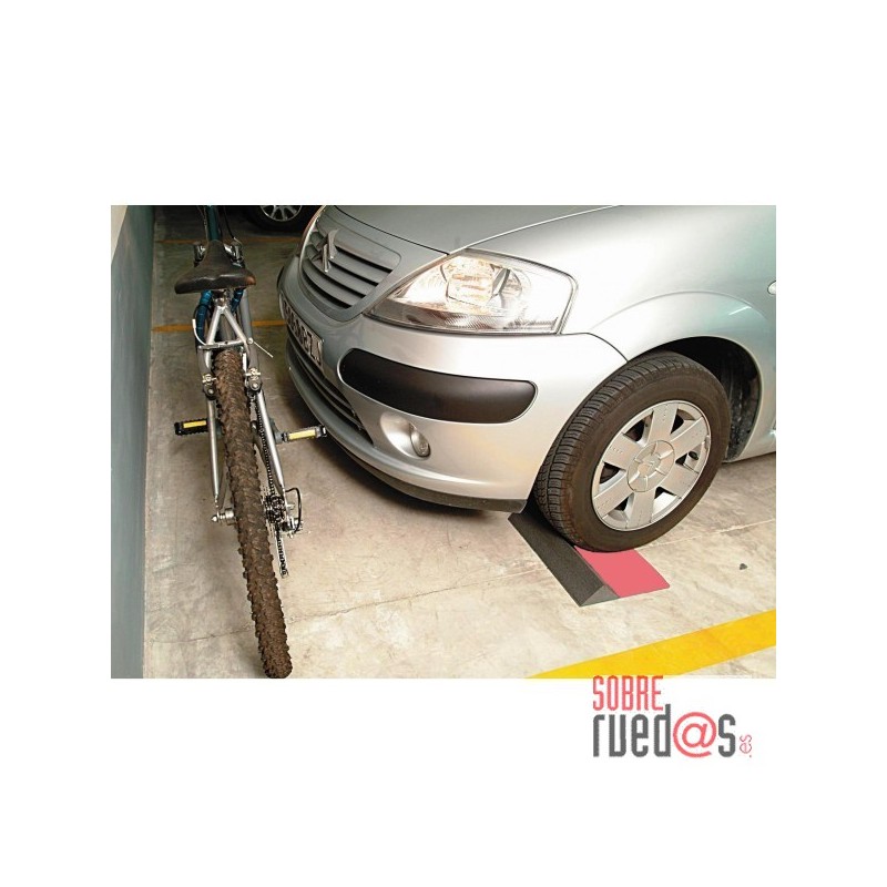 Tope de ruedas instalación en suelo de parking o aparcamiento 60